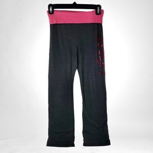 Derek Heart Girls Sweat Pants Bling “Love” Size M 10-12!